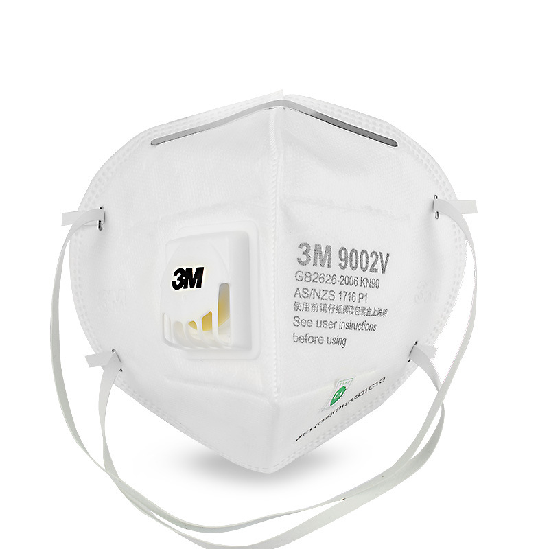 3M9002V KN90折疊式帶閥防塵口罩圖片1