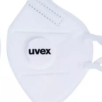 UVEX優唯斯8721210折疊式帶閥KN95防塵口罩圖片3