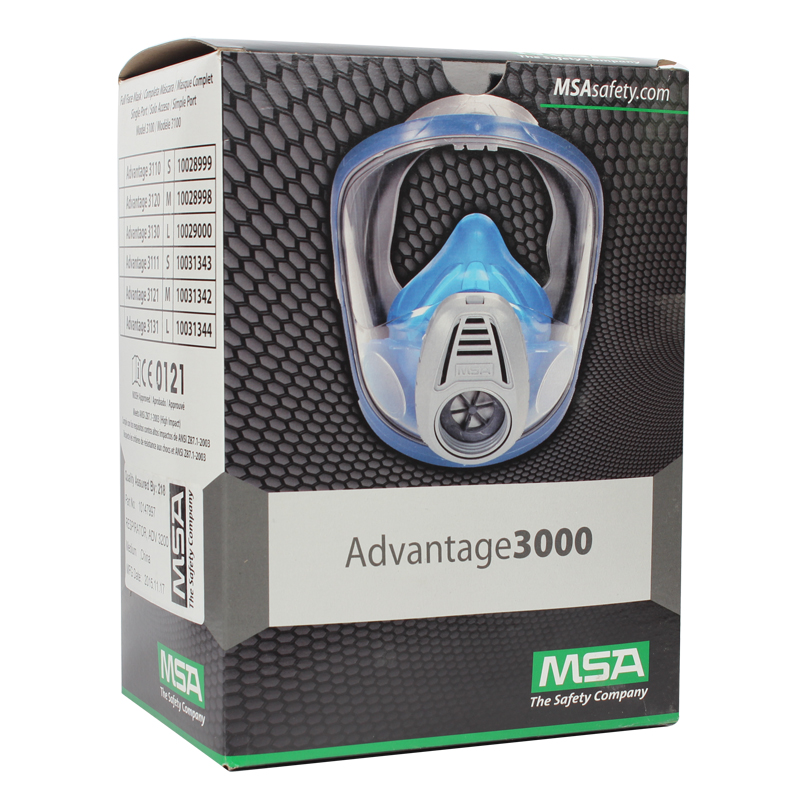 梅思安10147999 Advantage3100全面罩防毒面具小號(hào)圖片4