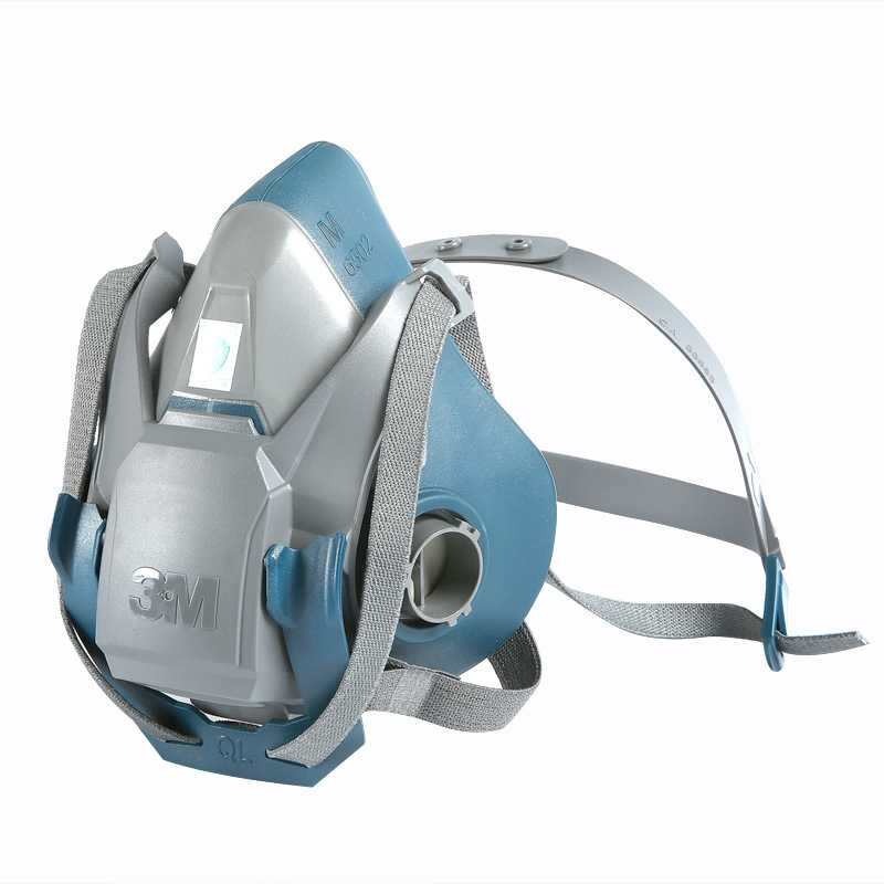 3M6502QL硅膠半面罩防毒面具本體圖片3