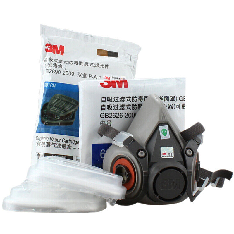 3M6200+6001防有機氣體防毒面具圖片4