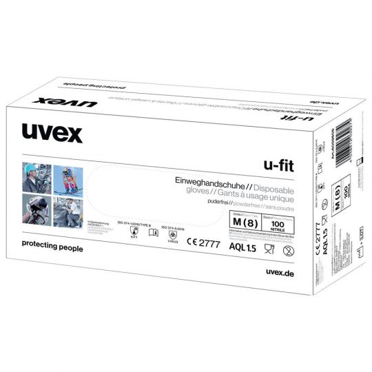 UVEX優唯斯60596機械耐磨拋棄型防化手套圖片2