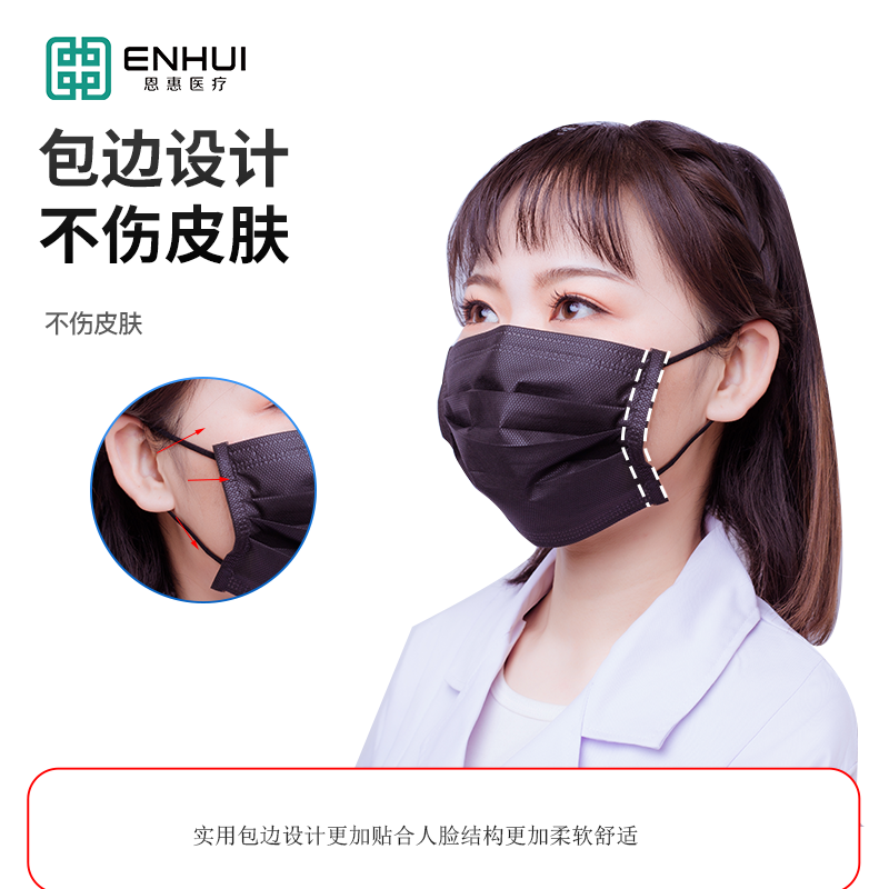 恩惠醫療平面一次性醫用防護口罩圖片1