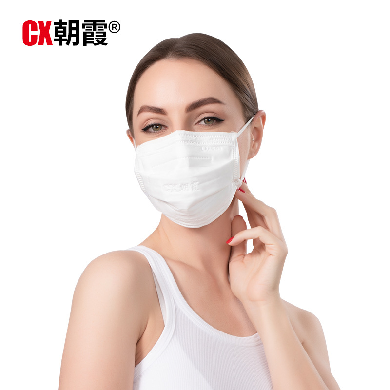 朝霞2013-1白色耳帶式KN95防塵口罩圖片4