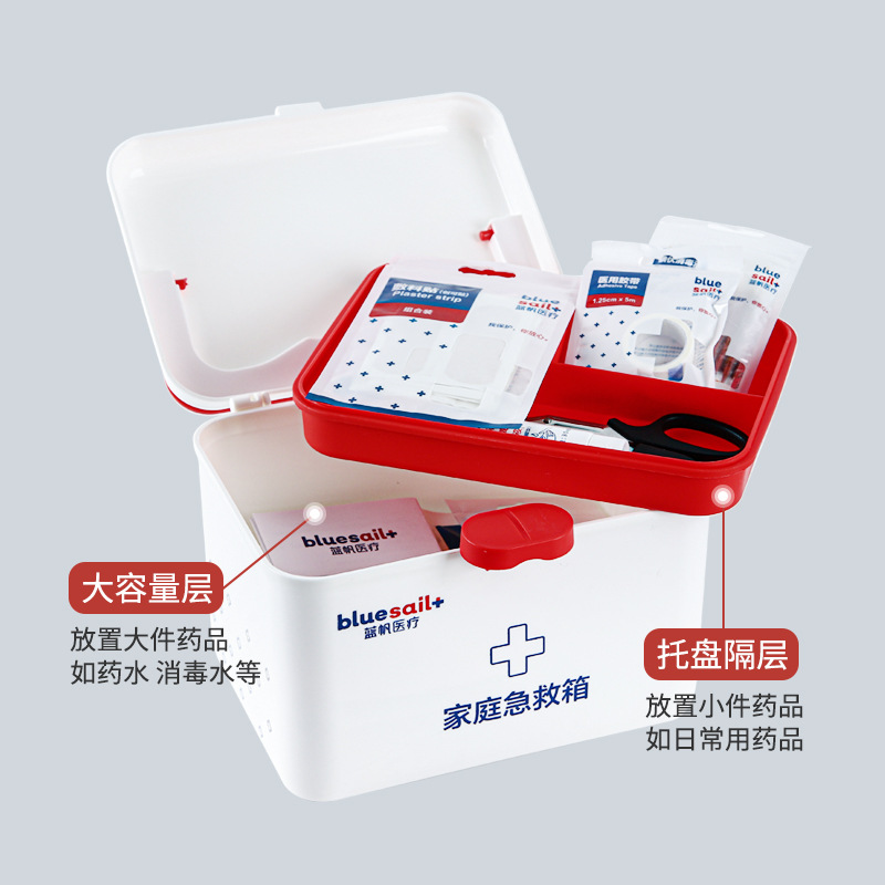 藍(lán)帆醫(yī)療JT-P001手提式家庭急救箱圖片2