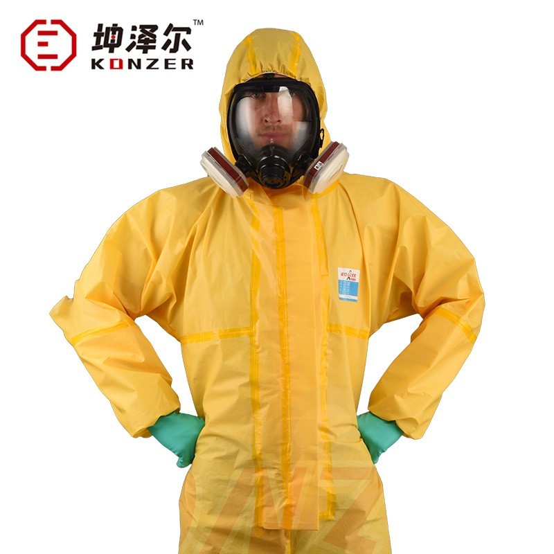 坤澤爾K4000黃色連帽防護服圖片3