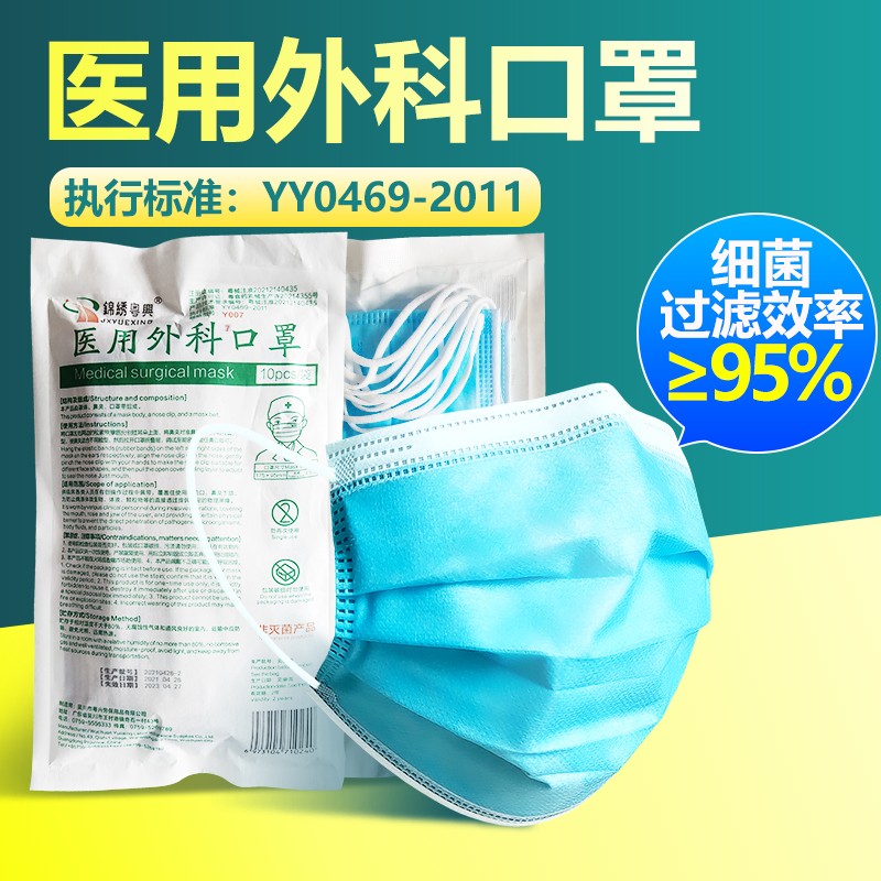 錦繡粵興Y007一次性醫用外科口罩圖片6