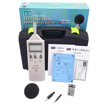 臺灣泰仕TES-1351數字式聲級計噪音計圖片3