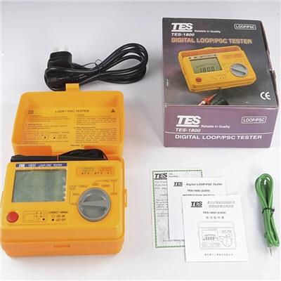 臺灣泰仕TES-1800A回路阻抗/預期短路電流測試儀圖片2