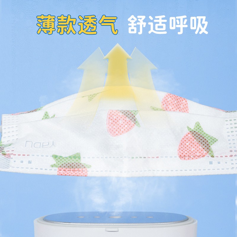 袋鼠滅菌一次性醫(yī)用外科兒童口罩圖片3