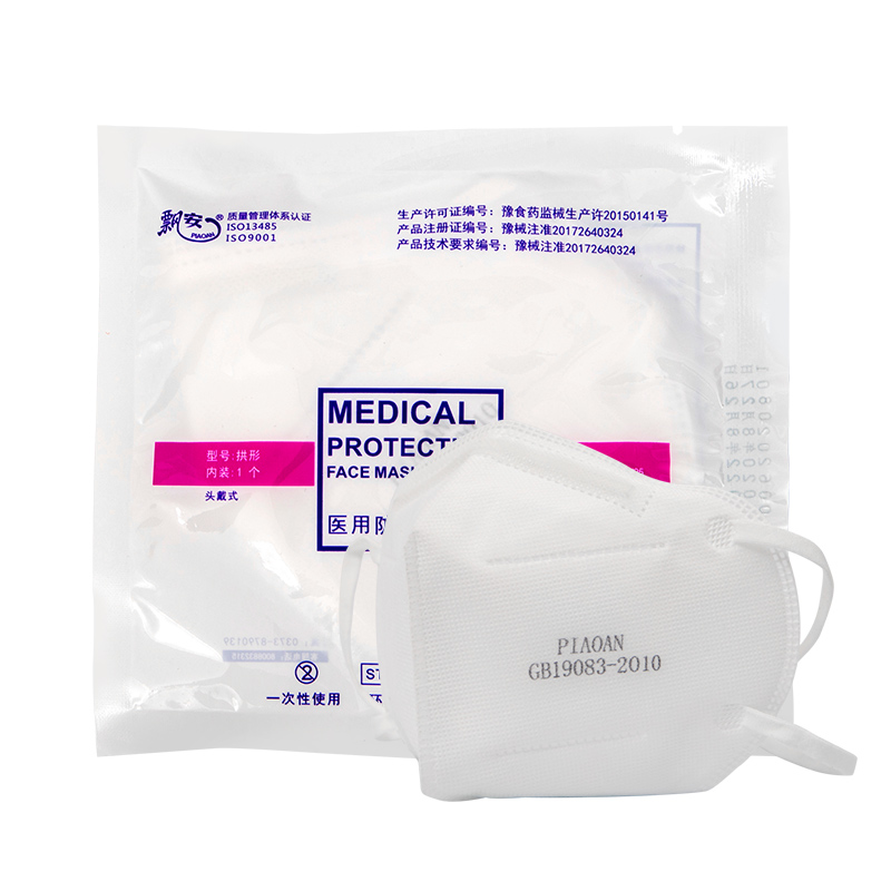 飄安無菌折疊式頭戴N95醫用防護口罩圖片3