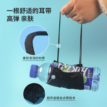界面滅菌級(jí)黑色一次性醫(yī)用外科口罩圖片1