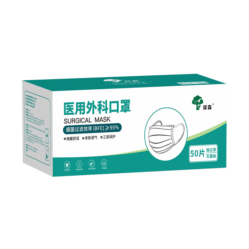 祥森耳掛式滅菌級醫用外科口罩圖片2