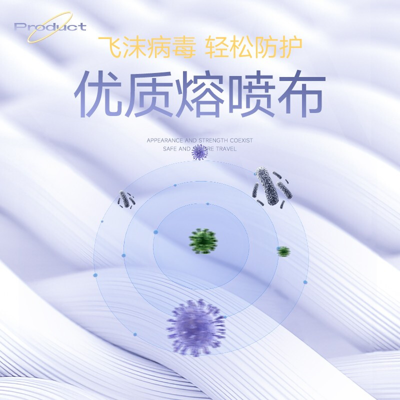 美仕康N95柳葉款魚型折疊式醫用防護口罩圖片6