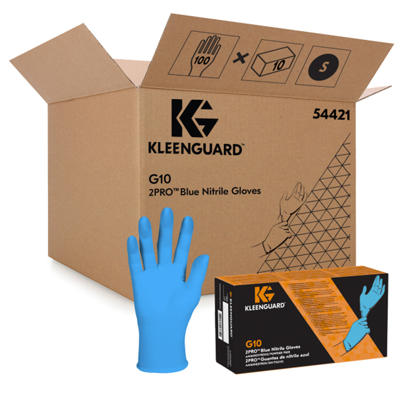 金佰利54423 KleenGuard G10藍色2PRO一次性丁睛手套L圖片4