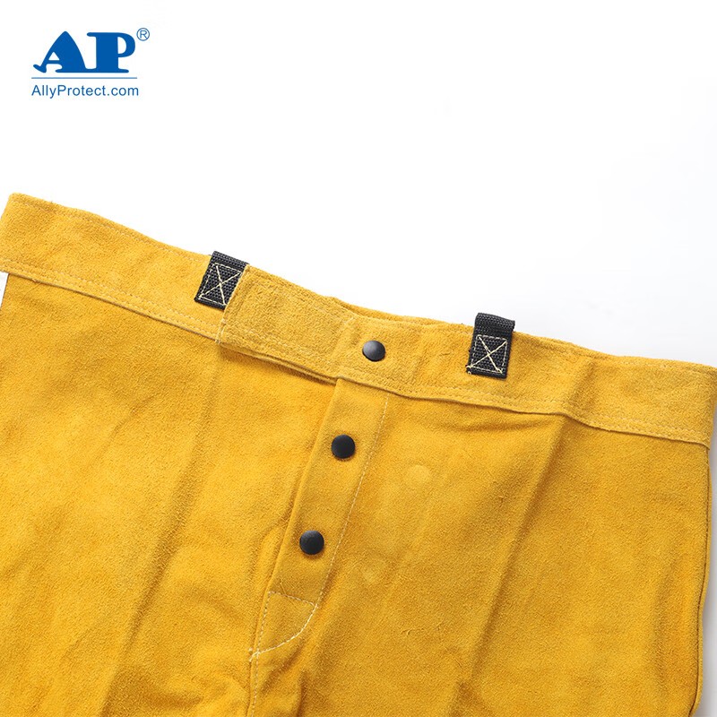 友盟AP-2230金黃色全皮焊工服圖片3