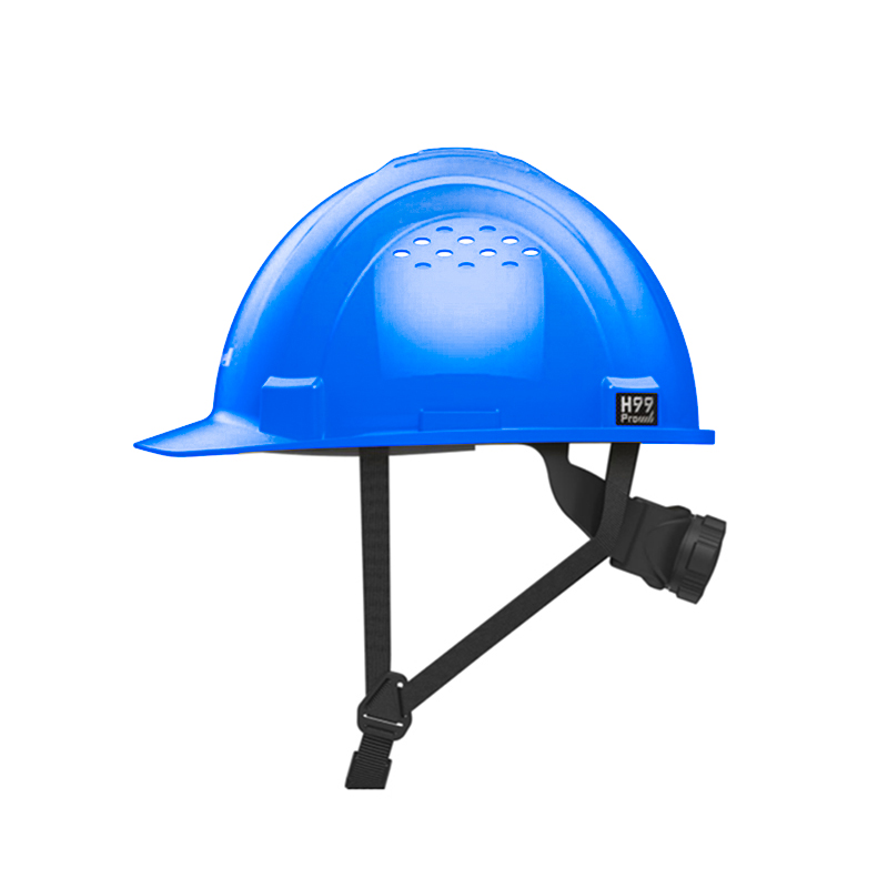 Honeywell霍尼韋爾H99PBA106SCN H99pro加強(qiáng)ABS款帶通風(fēng)孔按鍵款湖藍(lán)安全帽圖片2