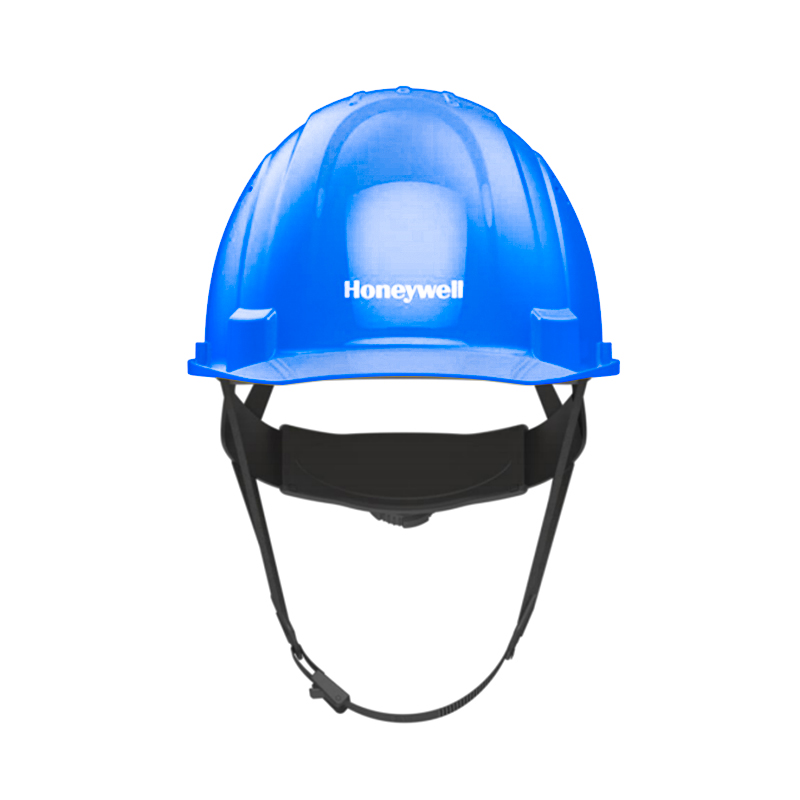 Honeywell霍尼韋爾H99PBA106SCN H99pro加強(qiáng)ABS款帶通風(fēng)孔按鍵款湖藍(lán)安全帽圖片3