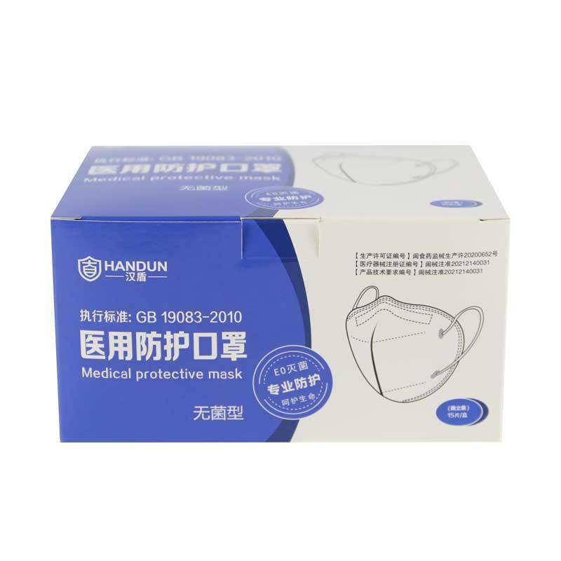 漢盾HD9131耳帶式折疊醫用防護口罩圖片2