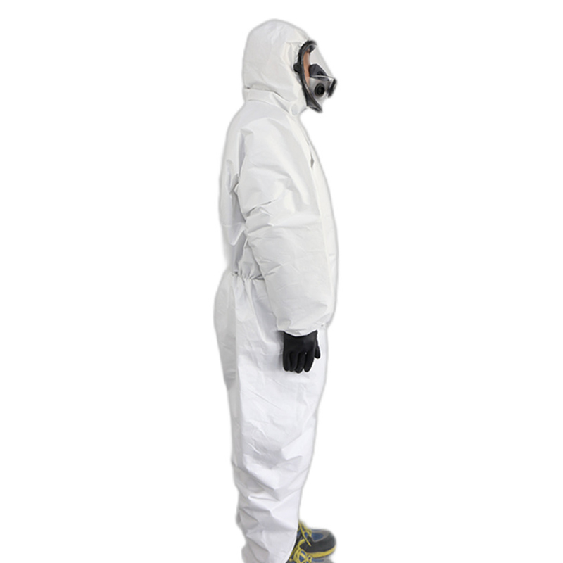 漢盾HD-BP616帶帽連體式限次使用工業防護服圖片3