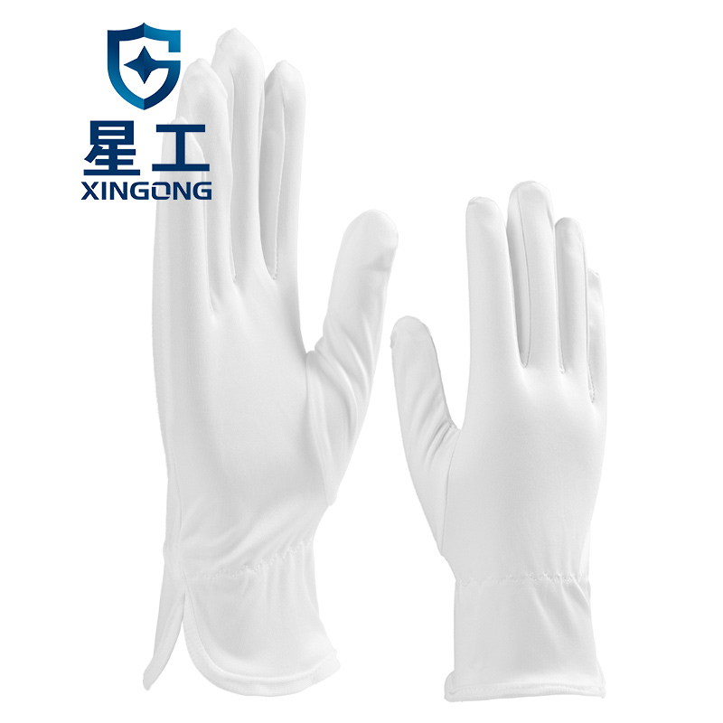 星工XGS-P8細(xì)纖維無(wú)塵禮儀勞保手套