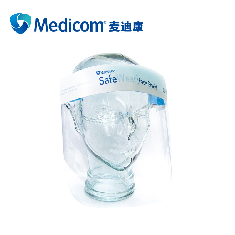 麥迪康2033高清防飛沫雙面防霧防護(hù)面屏