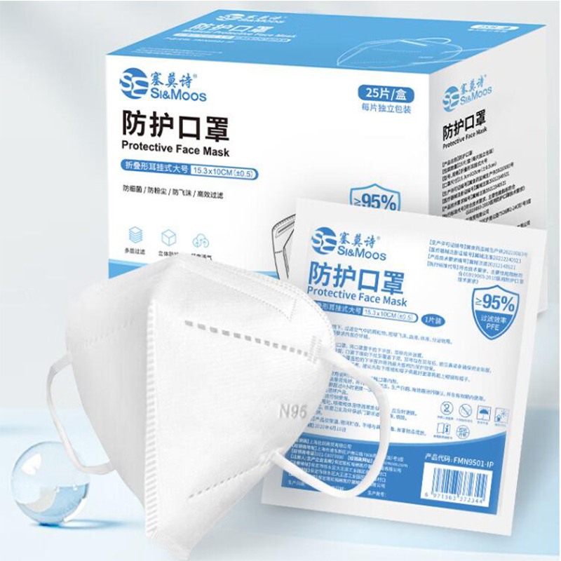 塞莫詩FMN9501折疊耳帶式醫(yī)用防護口罩