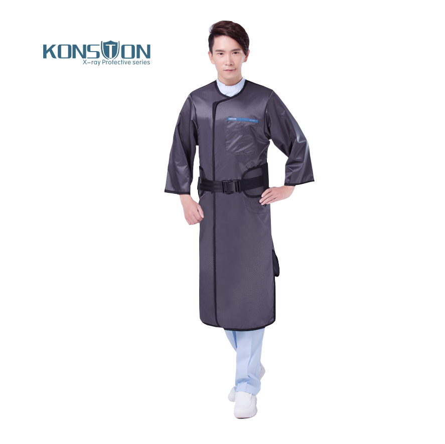康仕盾LF003A連體雙面式長(zhǎng)袖無(wú)鉛防護(hù)鉛衣圖片