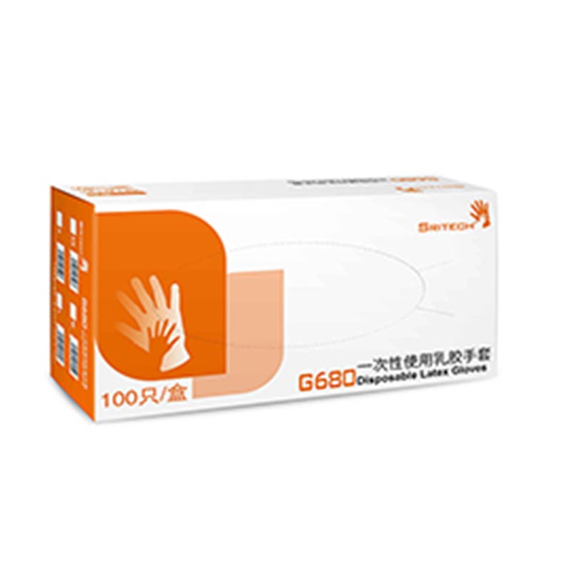 施?？礢RITECH G680天然乳膠一次性手套圖片