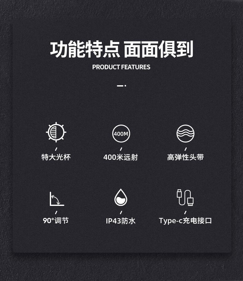 神火HL55-C智能感應揮手即亮強光遠射戶外多用頭燈2.jpg