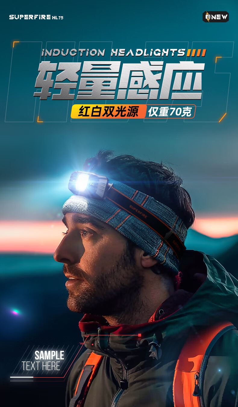 神火HL75-S便攜式長續航感應頭燈1.jpg