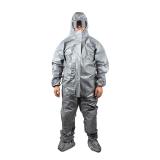梅思安10114588 CPS601連體化學(xué)防護(hù)服帶鞋套